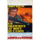 UN SILENCIEUX AU BOUT DU CANON Affiche de film- 35x55 cm. - 1974 - John Sturges, John Wayne