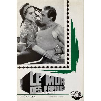 LE MUR DES ESPIONS Dossier de presse 6p - 16x24 cm. - 1966 - Gerd Oswald, Peter Mark Richman