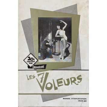 LES 7 VOLEURS Dossier de presse 8p - 16x24 cm. - 1960 - Henry Hathaway, Edward G. Robinson