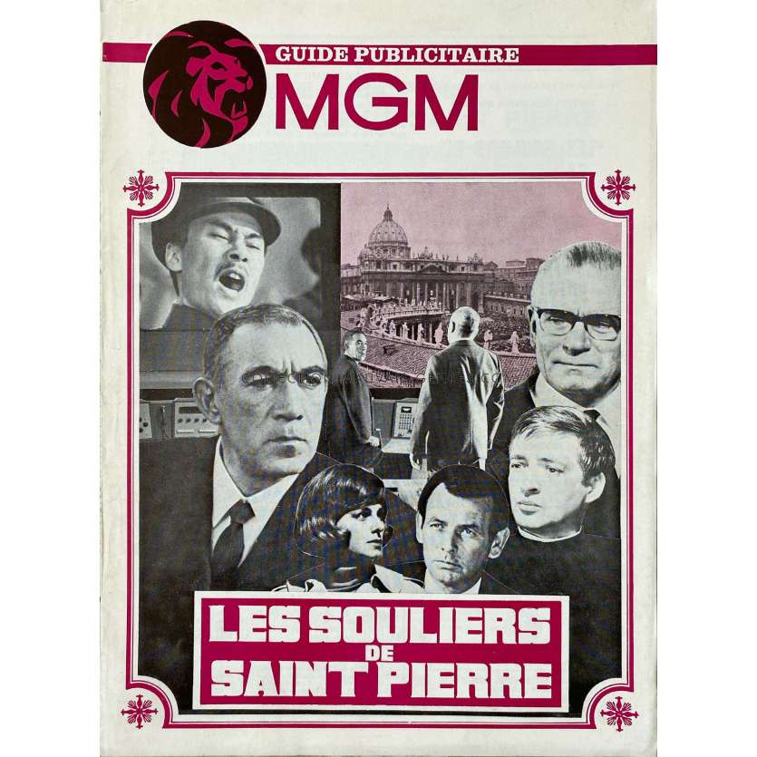 LES SOULIERS DE SAINT PIERRE Dossier de presse 10p - 21x30 cm. - 1968 - Michael Anderson, Anthony Quinn