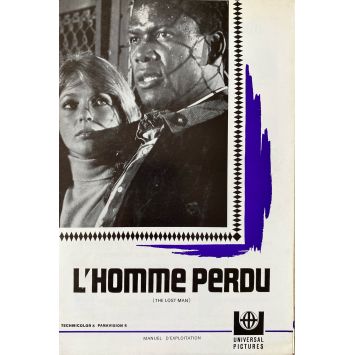 L'HOMME PERDU Dossier de presse 6p - 16x24 cm. - 1969 - Robert Alan Aurthur, Sidney Poitier