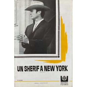 UN SHERIF A NEW YORK Dossier de presse 6p - 16x24 cm. - 1968 - Don Siegel, Clint Eastwood