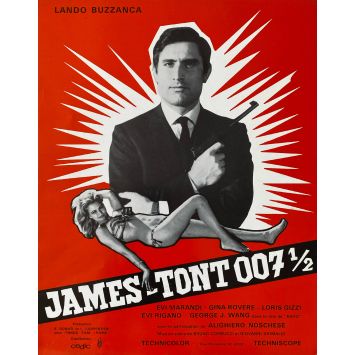 JAMES TONT 007 ET DEMI Synopsis 4p - 24x30 cm. - 1965 - Bruno Corbucci, Lando Buzzanca