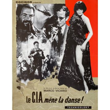 LA CIA MENE LA DANSE Synopsis 4p - 24x30 cm. - 1966 - Marco Vicario, Philippe Leroy