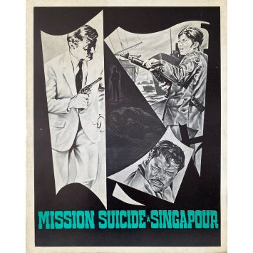 MISSION SUICIDE A SINGAPOUR Synopsis 4p - 24x30 cm. - 1966 - Ferdinando Baldi, Stelio Candelli