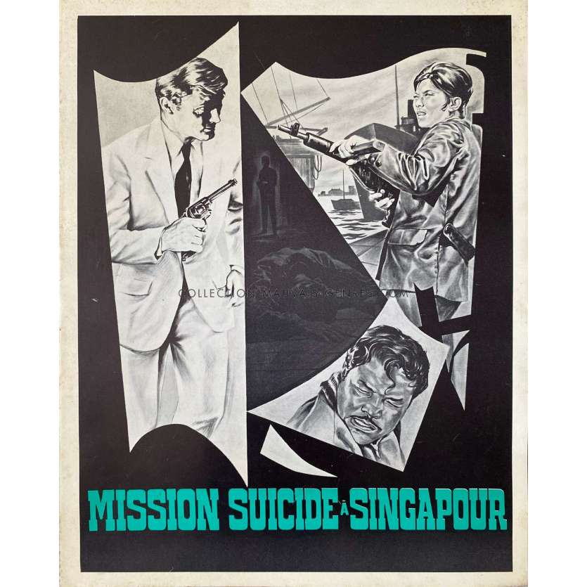 MISSION SUICIDE A SINGAPOUR Synopsis 4p - 24x30 cm. - 1966 - Ferdinando Baldi, Stelio Candelli