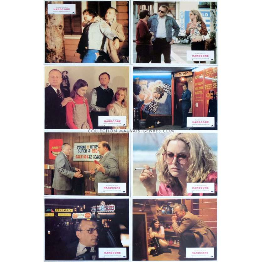 HARDCORE Photos x8 21x30 - 1979 - Jean Allison, Paul Schrader