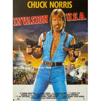 INVASION U.S.A. French Movie Poster- 15x21 in. - 1985 - Joseph Zito, Chuck Norris INVASION U.S.A. French Movie Poster- 15x21 in. - 1985 - Joseph Zito, Chuck Norris