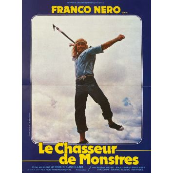 THE SHARK HUNTER French Movie Poster- 15x21 in. - 1979 - Enzo G. Castellari, Franco Nero