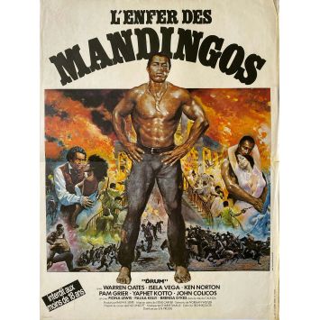 L'ENFER DES MANDINGOS Affiche de film- 40x54 cm. - 1976 - Steve Carver, Warren Oates