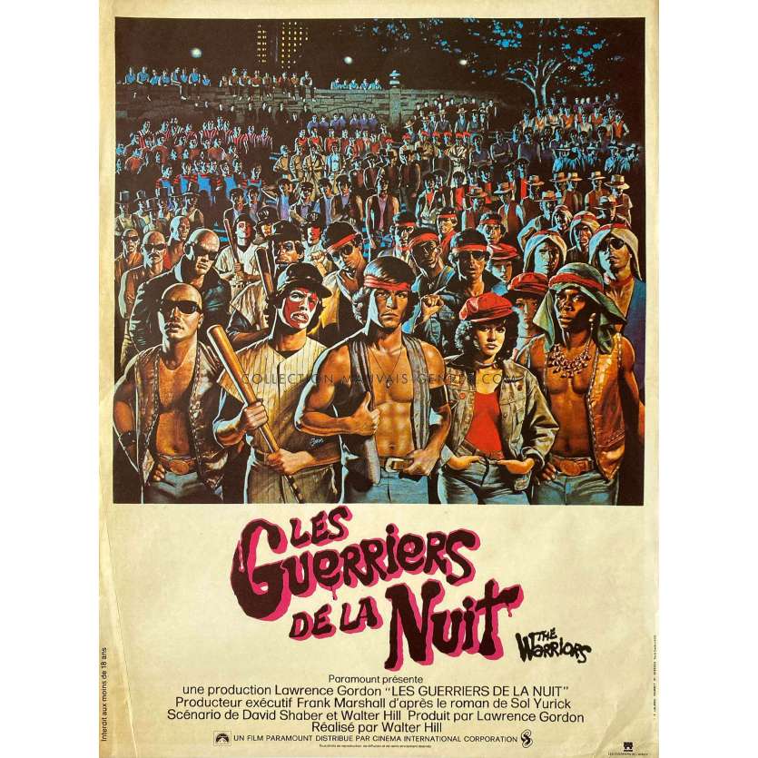 THE WARRIORS French Movie Poster- 15x21 in. - 1979 - Walter Hill, Michael Beck