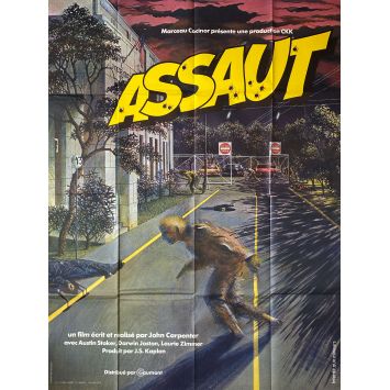 ASSAULT ON PRECINCT 13 French Movie Poster- 47x63 in. - 1976 - John Carpenter, Austin Stoker
