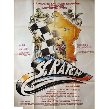 SCRATCH French Movie Poster Style B. - 47x63 in. - 1981 - Claude Patin, Christian Baltauss