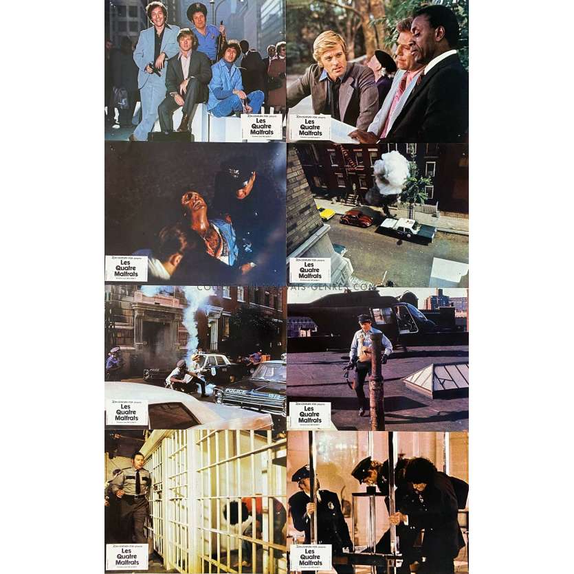 LES 4 MALFRATS Photos de film x8 - 22x28 cm. - 1972 - Peter Yates, Robert Redford