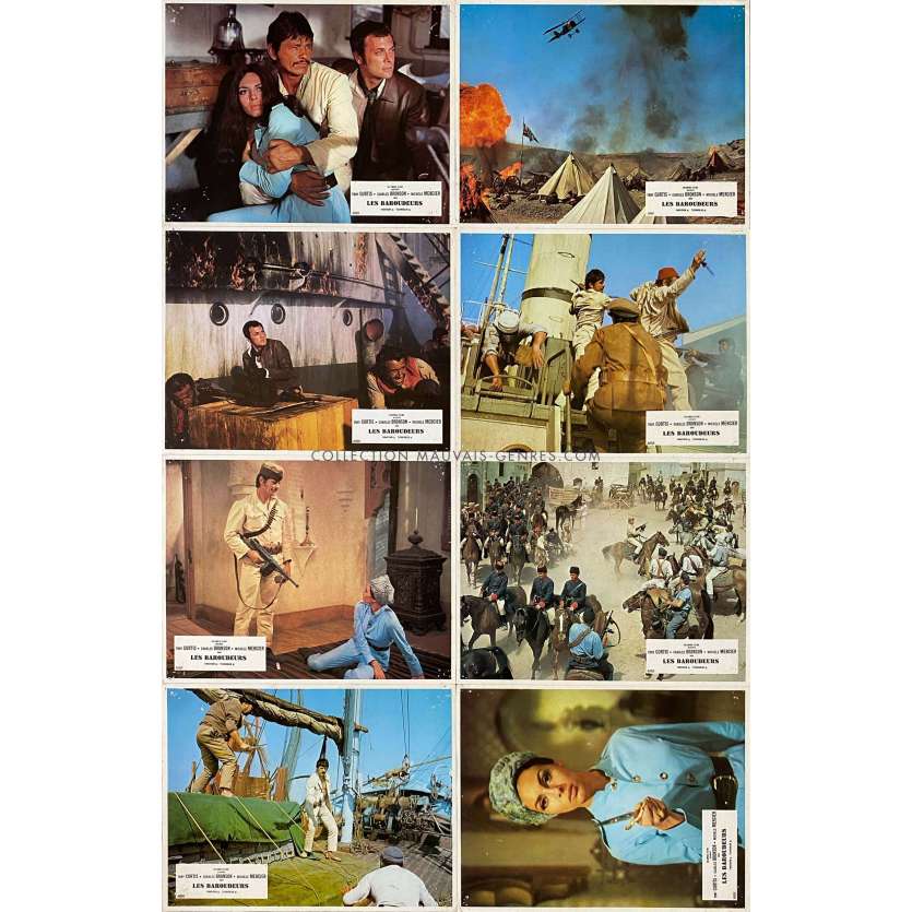LES BAROUDEURS Photos de film x8 jeu B - 22x28 cm. - 1970 - Peter Collinson, Tony Curtis
