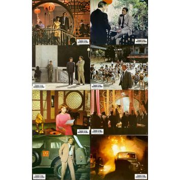 THE CHAIRMAN French Lobby Cards x8 set N1 - 9x12 in. - 1969 - J. Lee Thomson, Gregory Peck