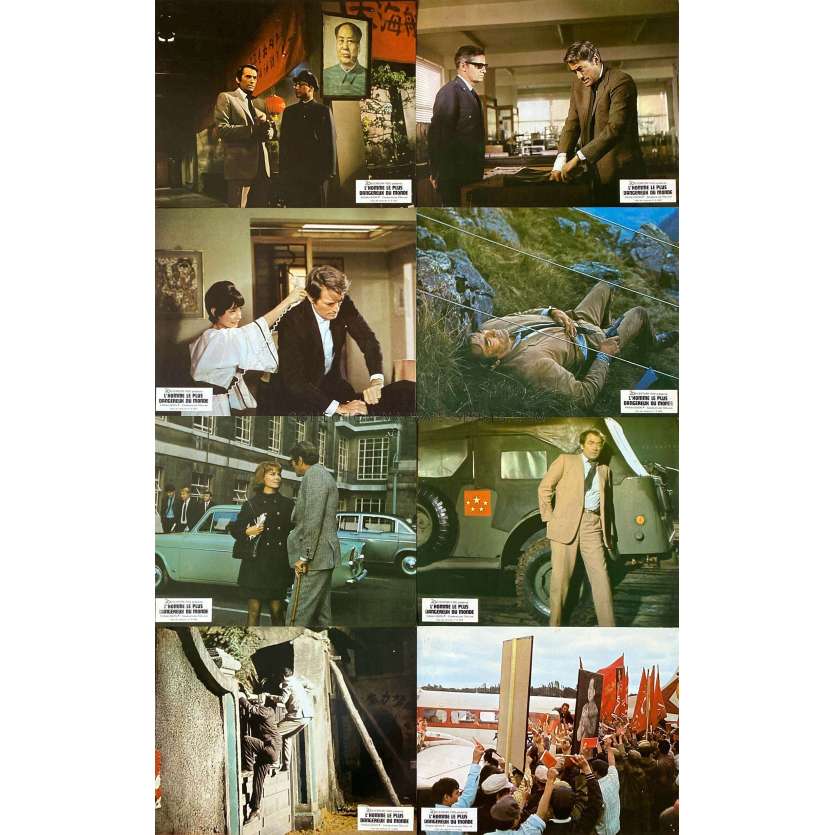 L'HOMME LE PLUS DANGEREUX DU MONDE Photos de film x8 jeu N2 - 22x28 cm. - 1969 - J. Lee Thomson, Gregory Peck