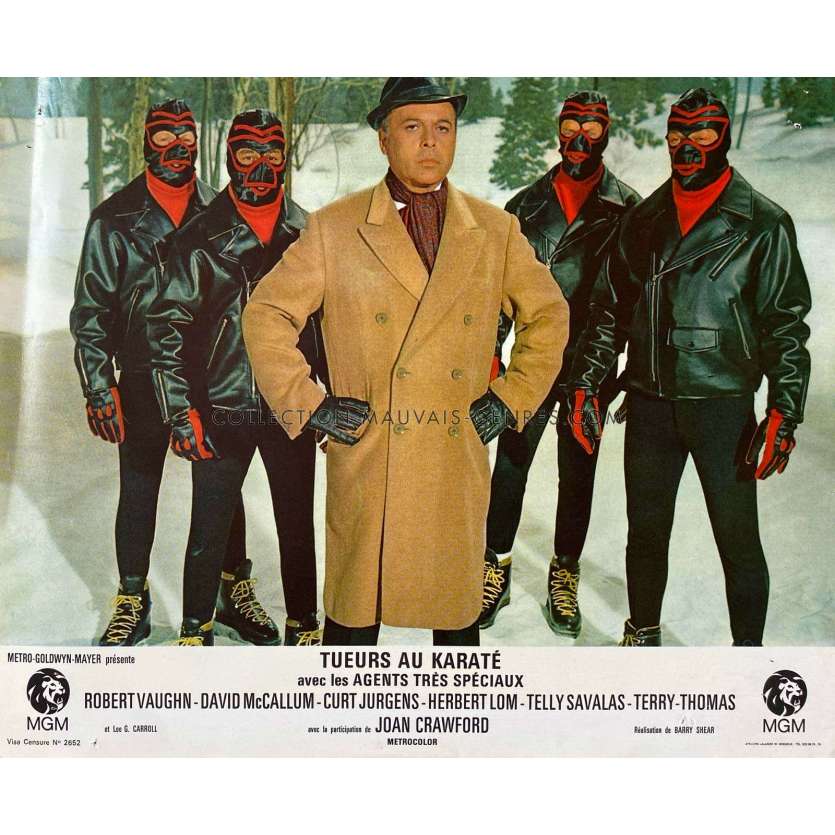 TUEURS AU KARATE Photo de film N02 - 22x28 cm. - 1967 - Barry Shear, Robert Vaughn