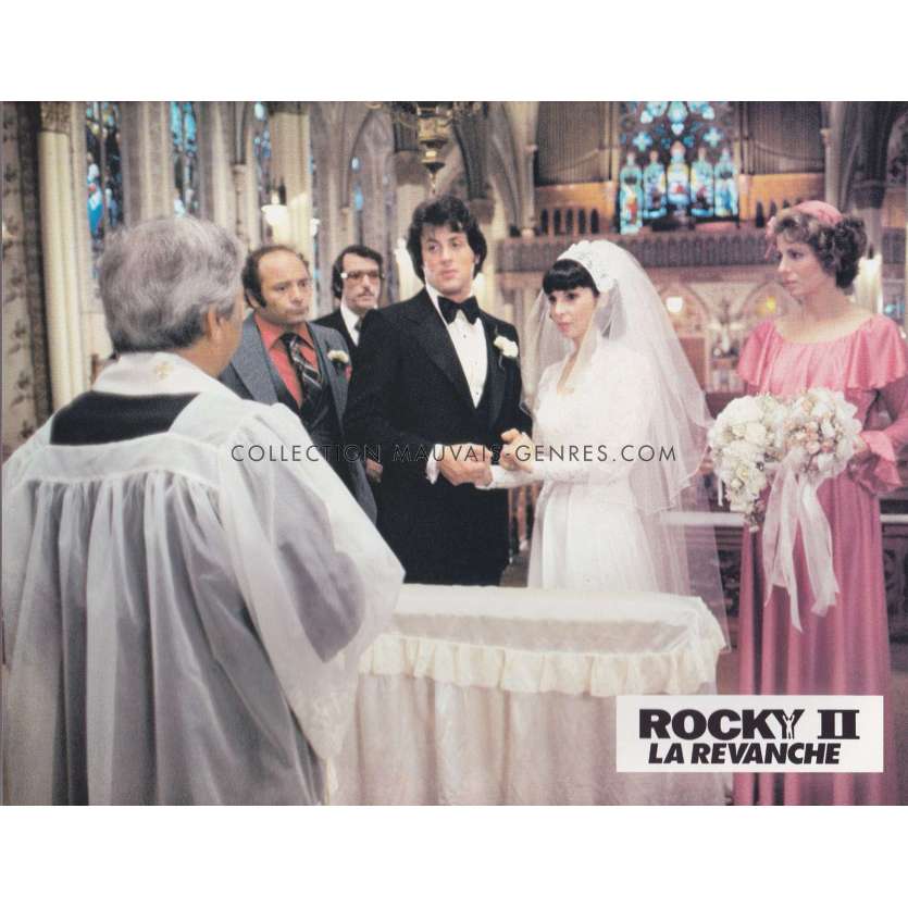 ROCKY II French Lobby Card N03 - 9x12 in. - 1979 - Sylvester Stallone, Carl Weathers