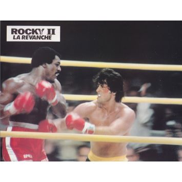 ROCKY II French Lobby Card N06 - 9x12 in. - 1979 - Sylvester Stallone, Carl Weathers