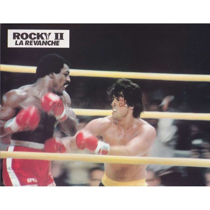 ROCKY II French Lobby Card N06 - 9x12 in. - 1979 - Sylvester Stallone, Carl Weathers