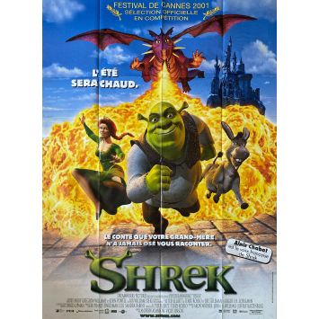 SHREK Affiche de film- 120x160 cm. - 2001 - Andrew Adamson, Mike Myers