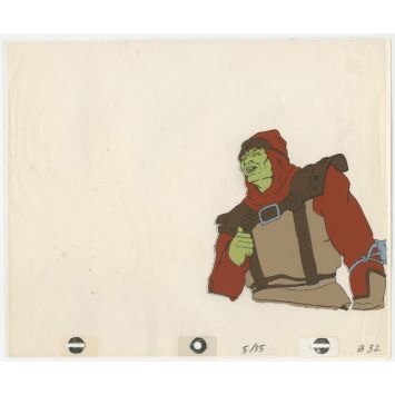 METAL HURLANT Anime Cel avec Dessin N01 - 24x30 cm. - 1981 - Moebius, Richard Corben