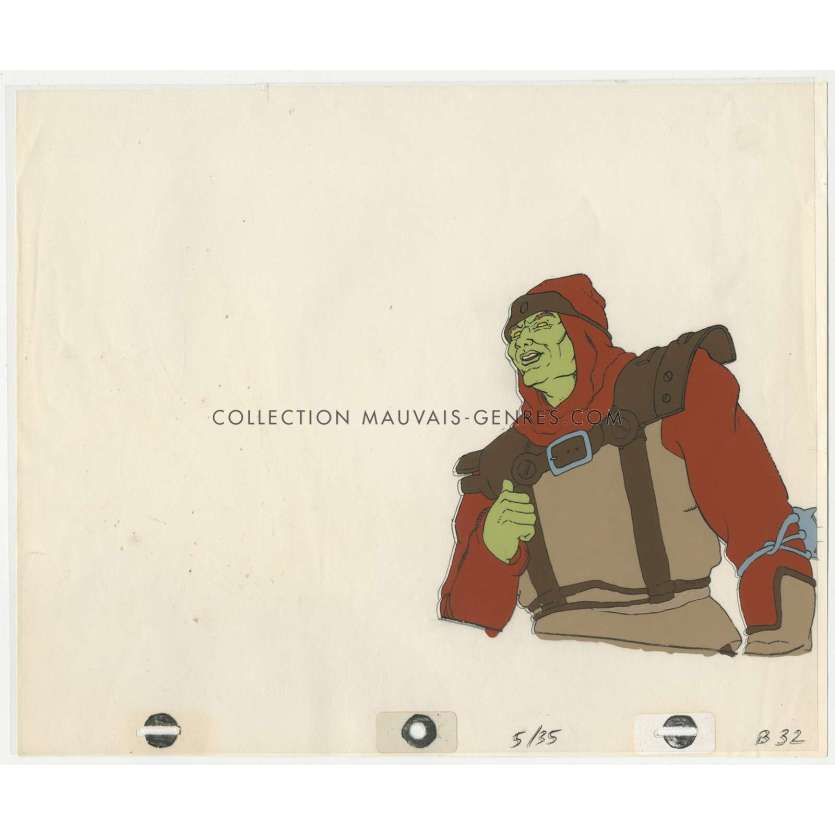 METAL HURLANT Anime Cel avec Dessin N01 - 24x30 cm. - 1981 - Moebius, Richard Corben