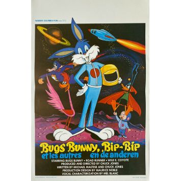 BUGS BUNNY, BIP-BIP ET LES AUTRES Affiche de film- 35x55 cm. - 1979 - Chuck Jones, Mel Blanc