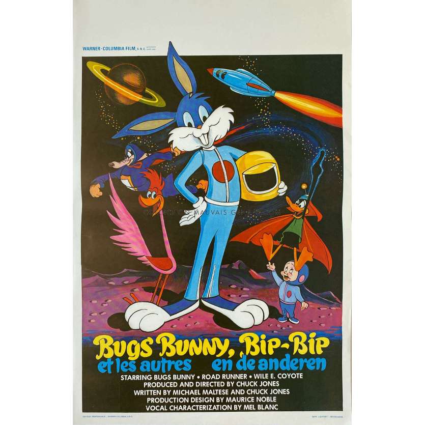 BUGS BUNNY, BIP-BIP ET LES AUTRES Affiche de film- 35x55 cm. - 1979 - Chuck Jones, Mel Blanc