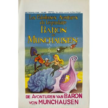 LE BARON DE MUNCHAUSEN Affiche de film- 35x55 cm. - 1979 - Jean Image, Dominique Paturel