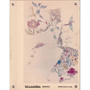 BELLADONNA OF SADNESS Swiss Lobby Card N01 - 8x10 in. - 1973 - Eiichi Yamamoto, Chinatsu Nakayama