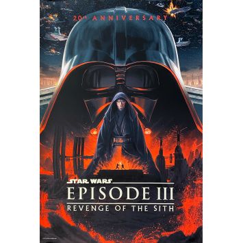 STAR WARS - REVENGE OF THE SITHS U.S Art Print BNG/Timed Ed. - 24x36 in. - 2003/R2023 - George Lucas, Harrison Ford STAR WARS - REVENGE OF THE SITHS U.S Art Print BNG/Timed Ed. - 24x36 in. - 2003/R2023 - George Lucas, Harrison Ford