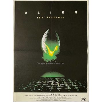 ALIEN French Movie Poster 1st release. - 15x21 in. - 1979 - Ridley Scott, Sigourney Weaver