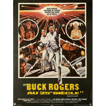 BUCK ROGERS French Movie Poster- 15x21 in. - 1979 - Daniel Haller, Gil Gerard