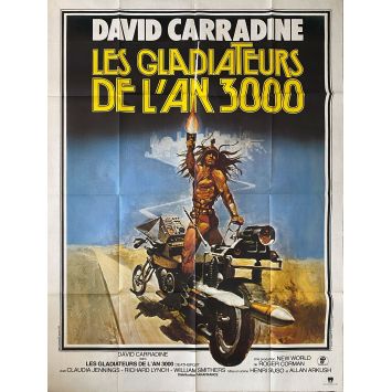 DEATHSPORT French Movie Poster- 47x63 in. - 1978 - Roger Corman, David Carradine