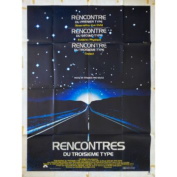 CLOSE ENCOUNTERS OF THE THIRD KIND French Movie Poster- 47x63 in. - 1977 - Steven Spielberg, Richard Dreyfuss CLOSE ENCOUNTERS OF THE THIRD KIND French Movie Poster- 47x63 in. - 1977 - Steven Spielberg, Richard Dreyfuss