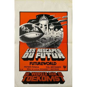 FUTURE WORLD Belgian Movie Poster- 14x21 in. - 1976 - Richard T. Heffron, Yul Brynner