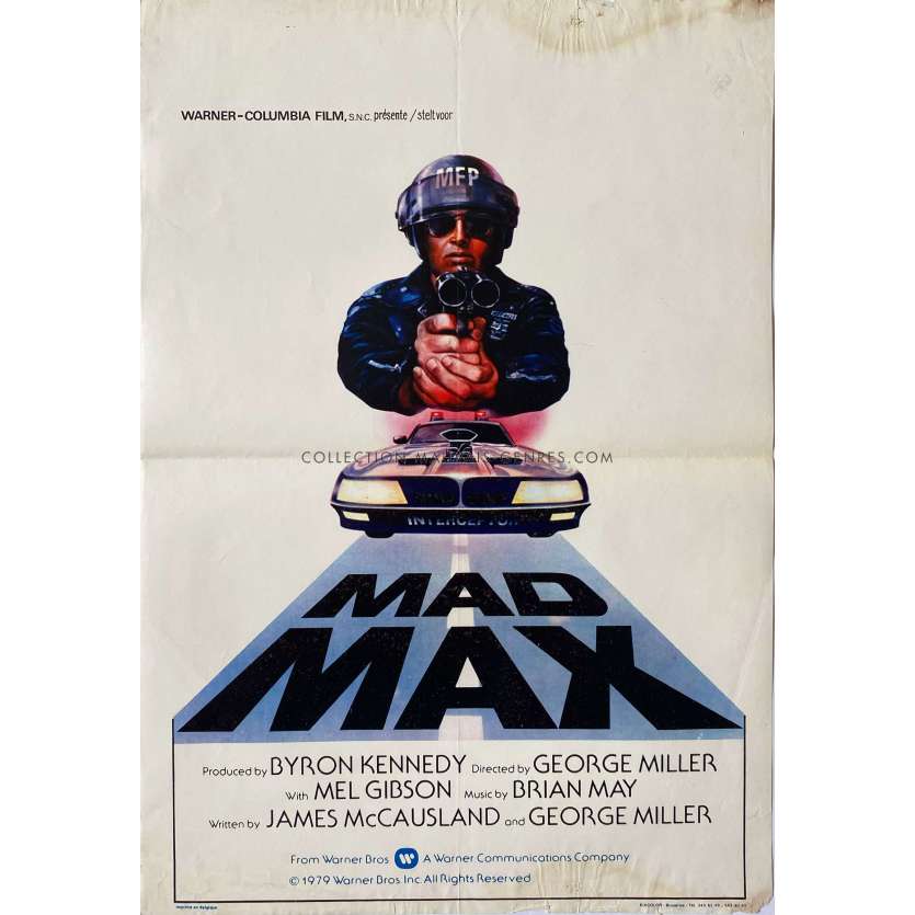 MAD MAX Affiche de film- 35x55 cm. - 1979 - George Miller, Mel Gibson