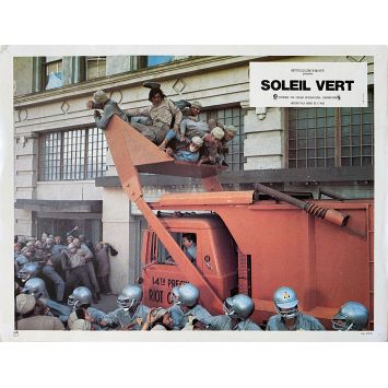 SOYLENT GREEN French Lobby Card N01 - 10x12 in. - 1973 - Richard Fleisher, Charlton Heston