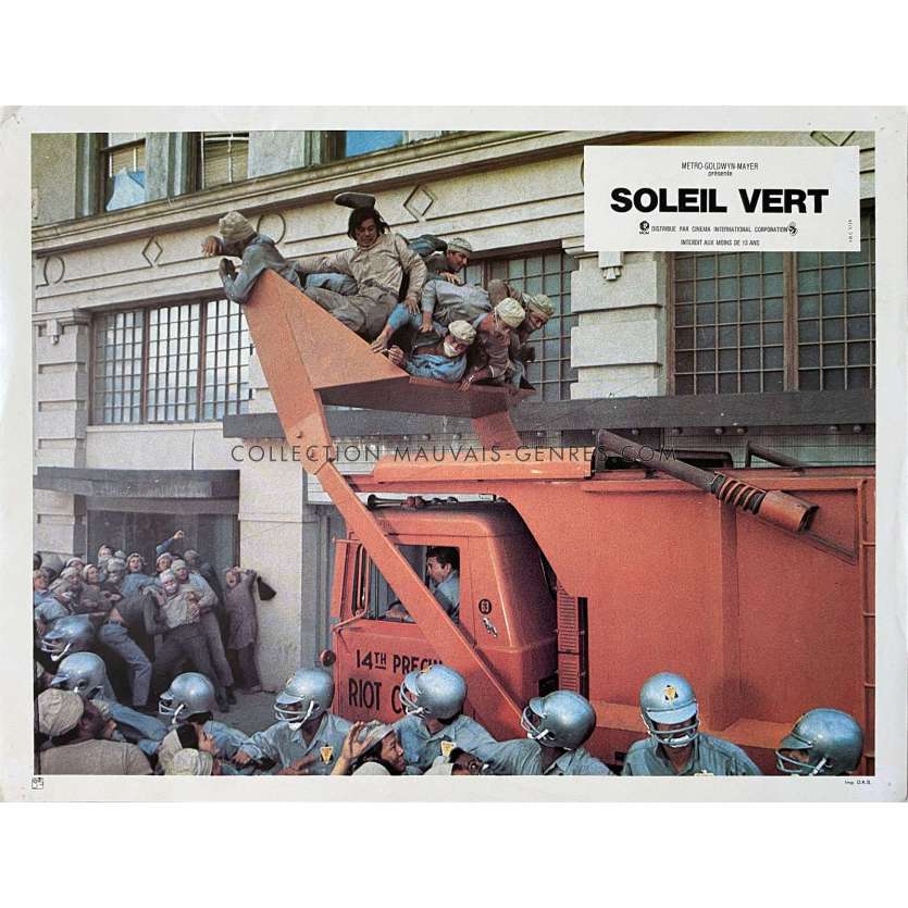 SOLEIL VERT Photo de film N01 - 24x30 cm. - 1973 - Richard Fleisher, Charlton Heston