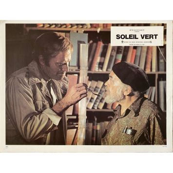 SOYLENT GREEN French Lobby Card N02 - 10x12 in. - 1973 - Richard Fleisher, Charlton Heston