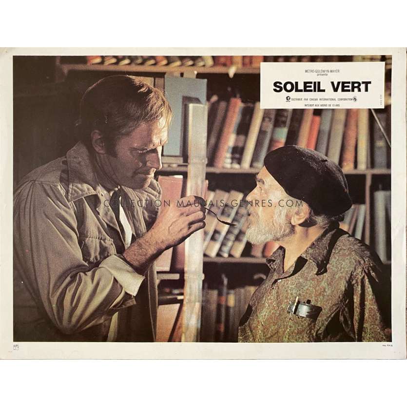 SOLEIL VERT Photo de film N02 - 24x30 cm. - 1973 - Richard Fleisher, Charlton Heston