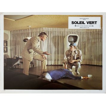 SOYLENT GREEN French Lobby Card N03 - 10x12 in. - 1973 - Richard Fleisher, Charlton Heston