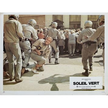 SOYLENT GREEN French Lobby Card N05 - 10x12 in. - 1973 - Richard Fleisher, Charlton Heston