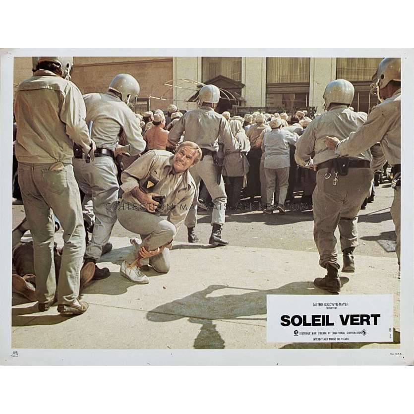 SOLEIL VERT Photo de film N05 - 24x30 cm. - 1973 - Richard Fleisher, Charlton Heston
