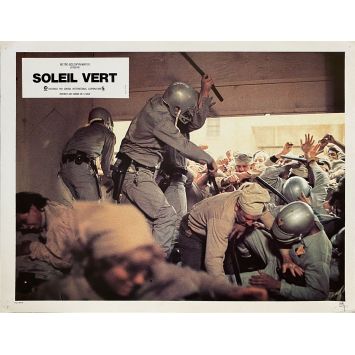 SOYLENT GREEN French Lobby Card N09 - 10x12 in. - 1973 - Richard Fleisher, Charlton Heston