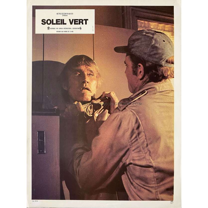 SOLEIL VERT Photo de film N10 - 24x30 cm. - 1973 - Richard Fleisher, Charlton Heston