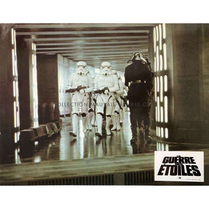 STAR WARS - A NEW HOPE French Lobby Card- 9x12 in. - 1977 - George Lucas, Harrison Ford