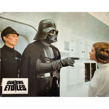 STAR WARS - A NEW HOPE French Lobby Card- 9x12 in. - 1977 - George Lucas, Harrison Ford